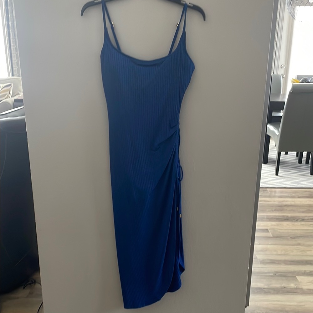 Trina Turk Blue Women's Coverup Swimsuit Dress